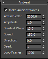 Ambient rollup controls