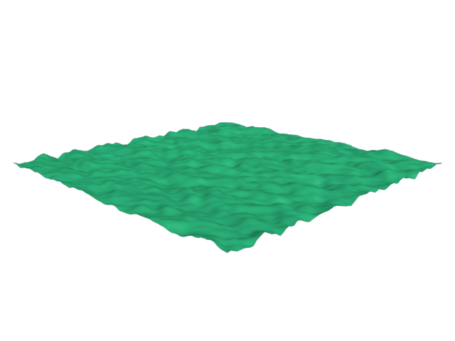 Rendered waves with actual scale = 3000.0 in