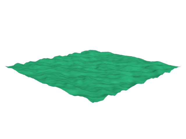 Rendered waves with speed = 200.0 in/s