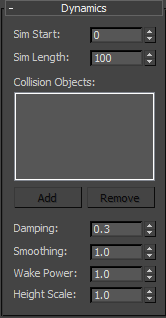 Dynamics rollup controls